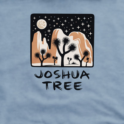 Joshua Tree at Night Crewneck Sweatshirt Adventure and Outdoors Themed Sweatshirt