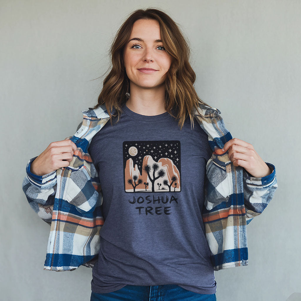 Joshua Tree at Night T-Shirt Adventure and Outdoors Themed T-Shirt