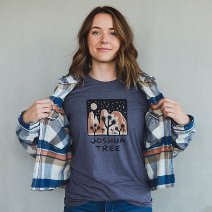 Joshua Tree at Night T-Shirt Adventure and Outdoors Themed T-Shirt