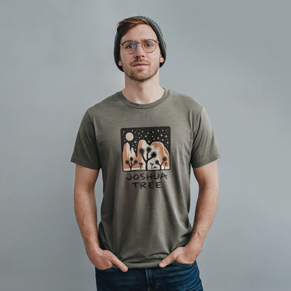 Joshua Tree at Night T-Shirt Adventure and Outdoors Themed T-Shirt