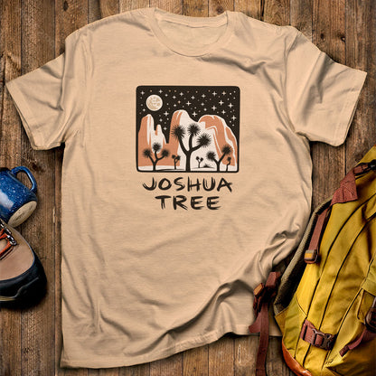 Joshua Tree at Night T-Shirt Sand Adventure and Outdoors Themed T-Shirt