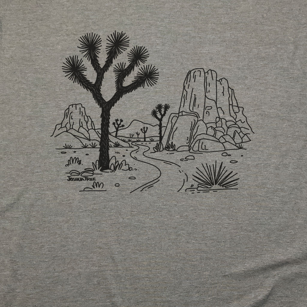 Joshua Tree Line Drawing T-Shirt