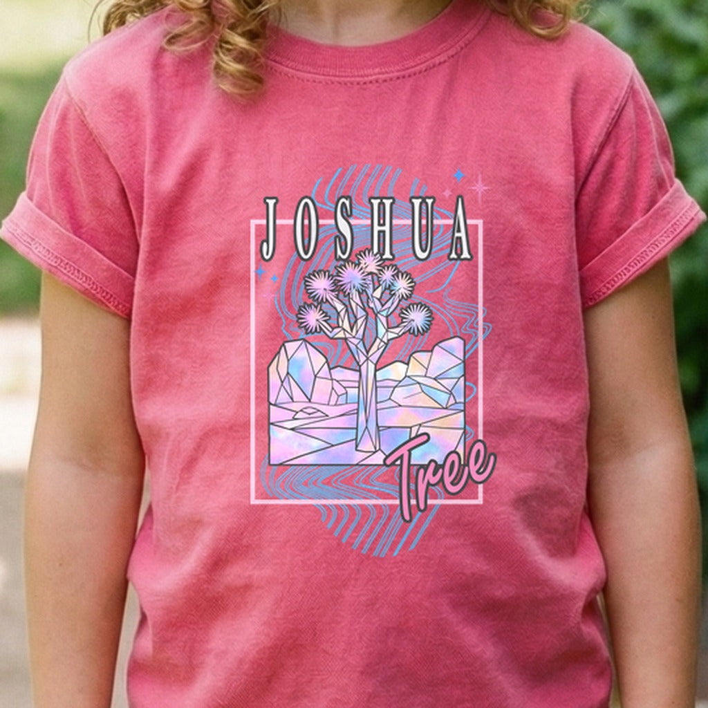 Joshua Tree Retro 80's Kids Cotton T-Shirt