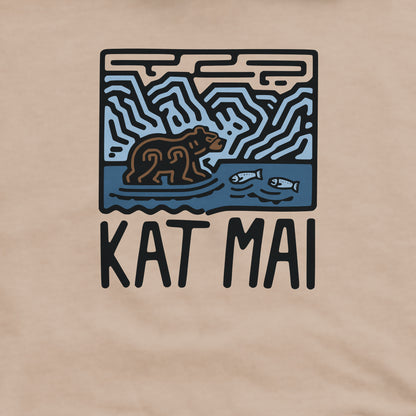 Katmai National Park Crewneck Sweatshirt Adventure and Outdoors Themed Sweatshirt
