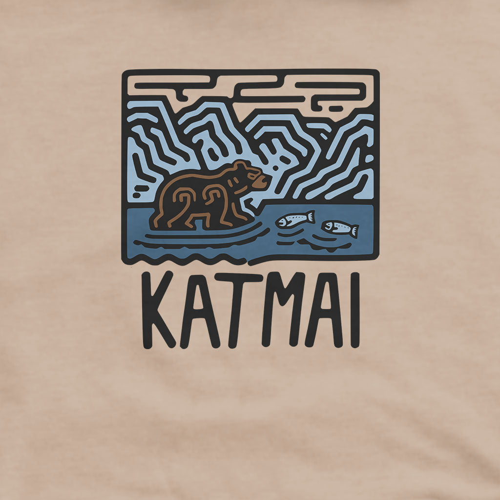 Katmai National Park Hoodie Adventure and Outdoors Themed Hoodie
