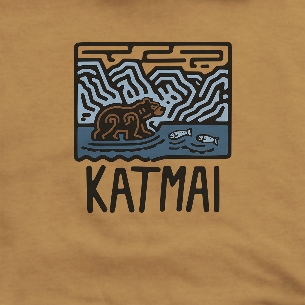 Katmai National Park Hoodie Adventure and Outdoors Themed Hoodie