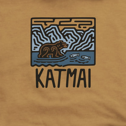 Katmai National Park Hoodie Adventure and Outdoors Themed Hoodie