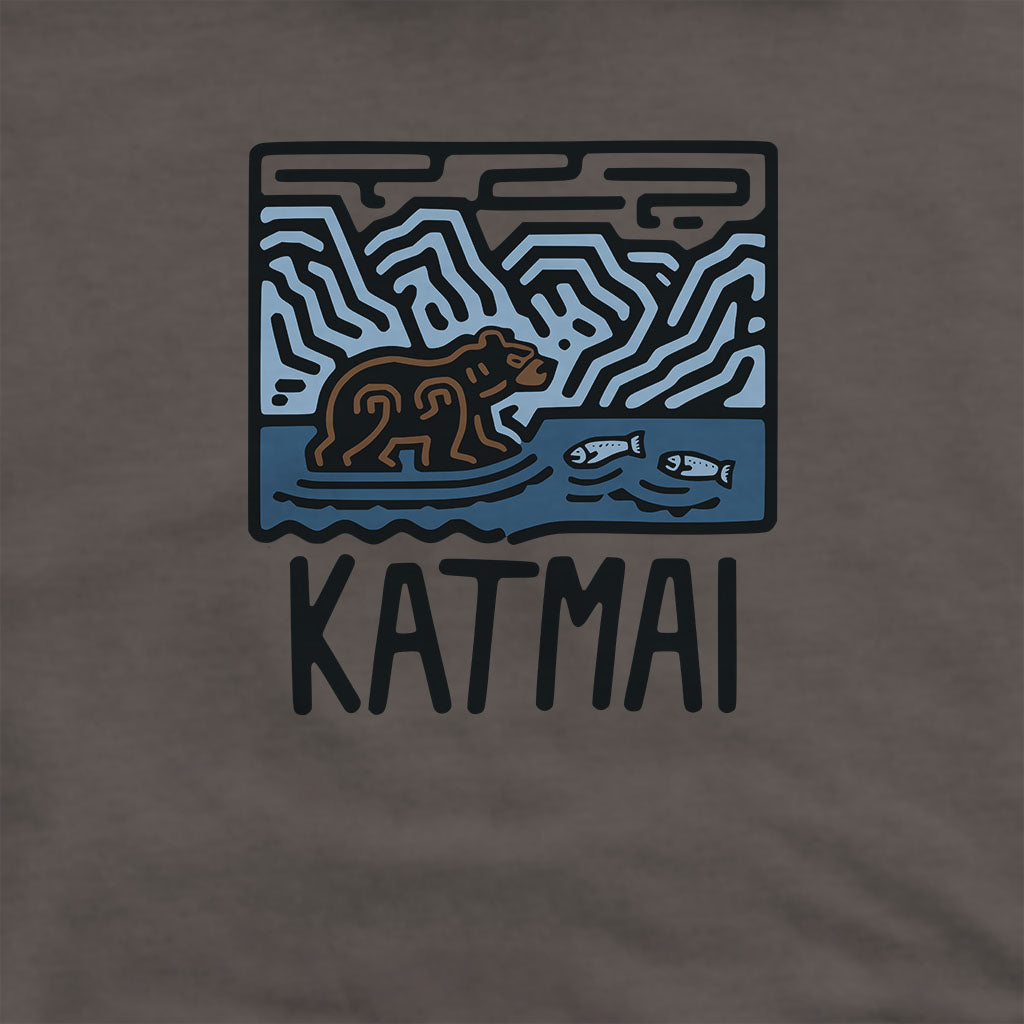 Katmai National Park Hoodie Adventure and Outdoors Themed Hoodie