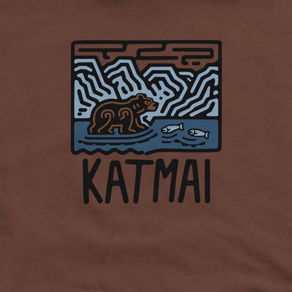 Katmai National Park Hoodie Adventure and Outdoors Themed Hoodie