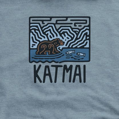 Katmai National Park Hoodie Adventure and Outdoors Themed Hoodie