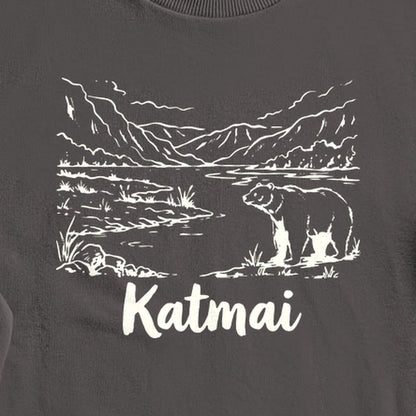 Katmai Line Drawing Crewneck Sweatshirt