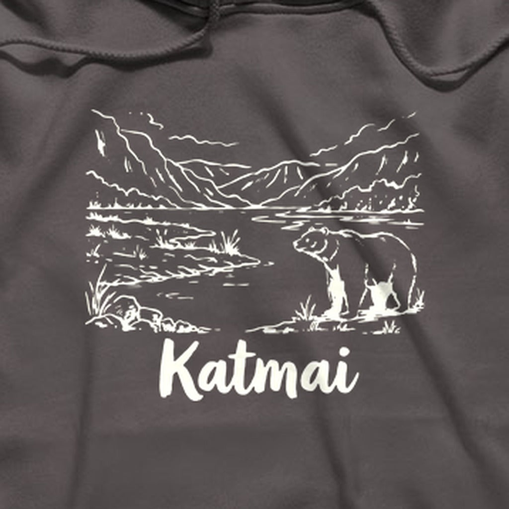 Katmai Line Drawing Hoodie