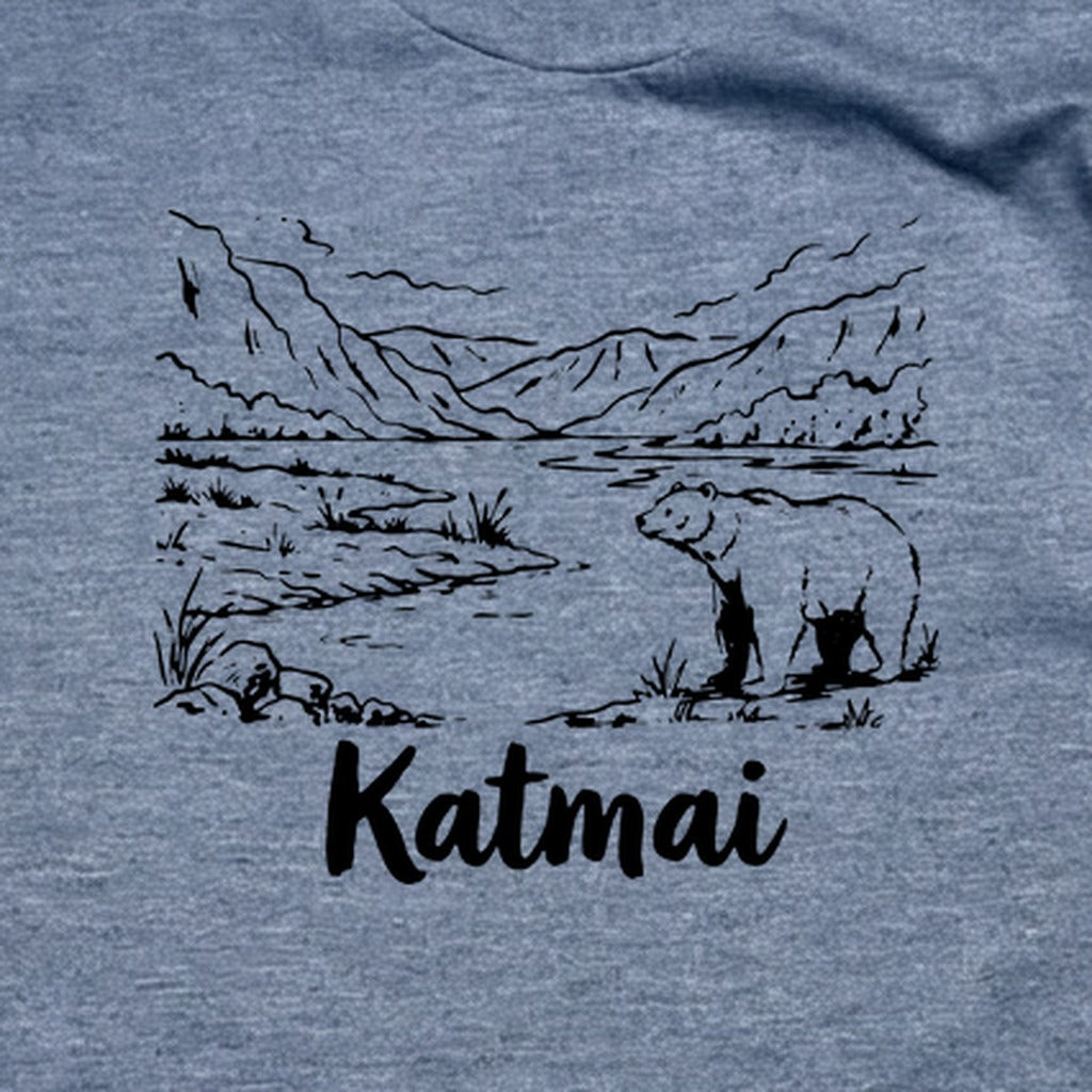 Katmai Line Drawing T-Shirt
