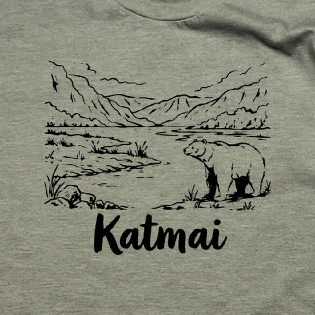 Katmai Line Drawing T-Shirt