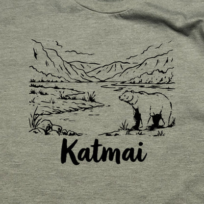 Katmai Line Drawing T-Shirt