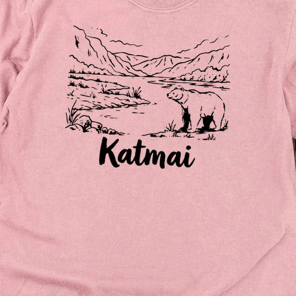 Katmai Line Drawing Premium Long Sleeve