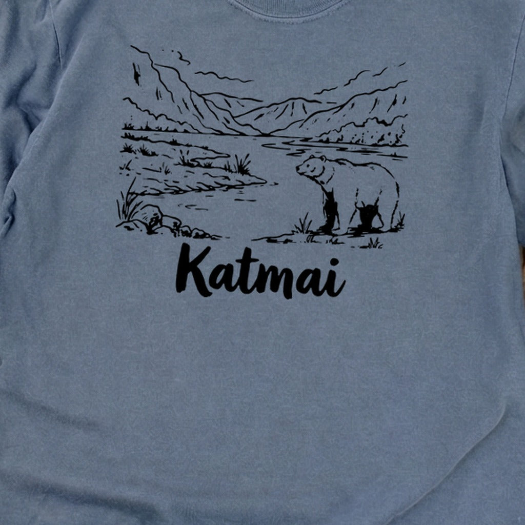 Katmai Line Drawing Premium Long Sleeve
