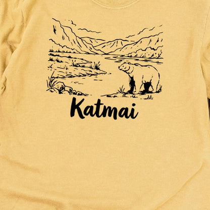 Katmai Line Drawing Premium Long Sleeve