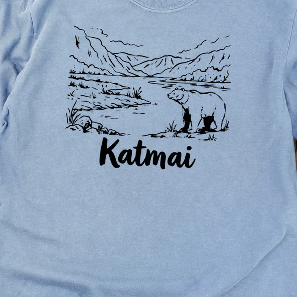 Katmai Line Drawing Premium Long Sleeve
