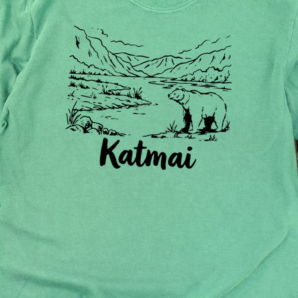 Katmai Line Drawing Premium Long Sleeve