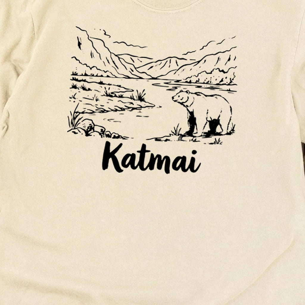 Katmai Line Drawing Premium Long Sleeve