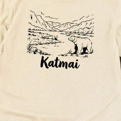 Katmai Line Drawing Premium Long Sleeve