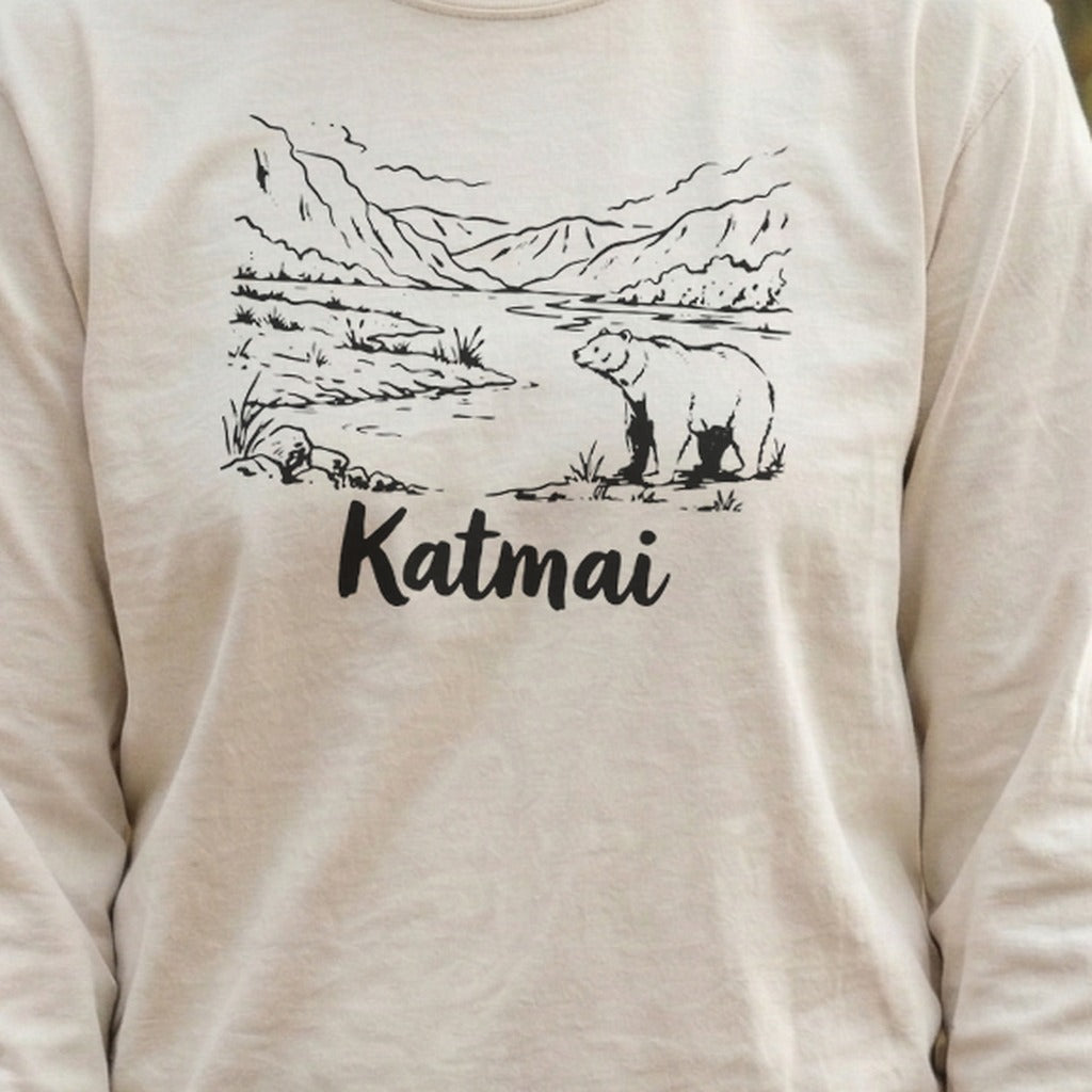 Katmai Line Drawing Premium Long Sleeve