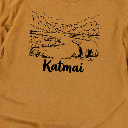 Katmai Line Drawing Premium Long Sleeve