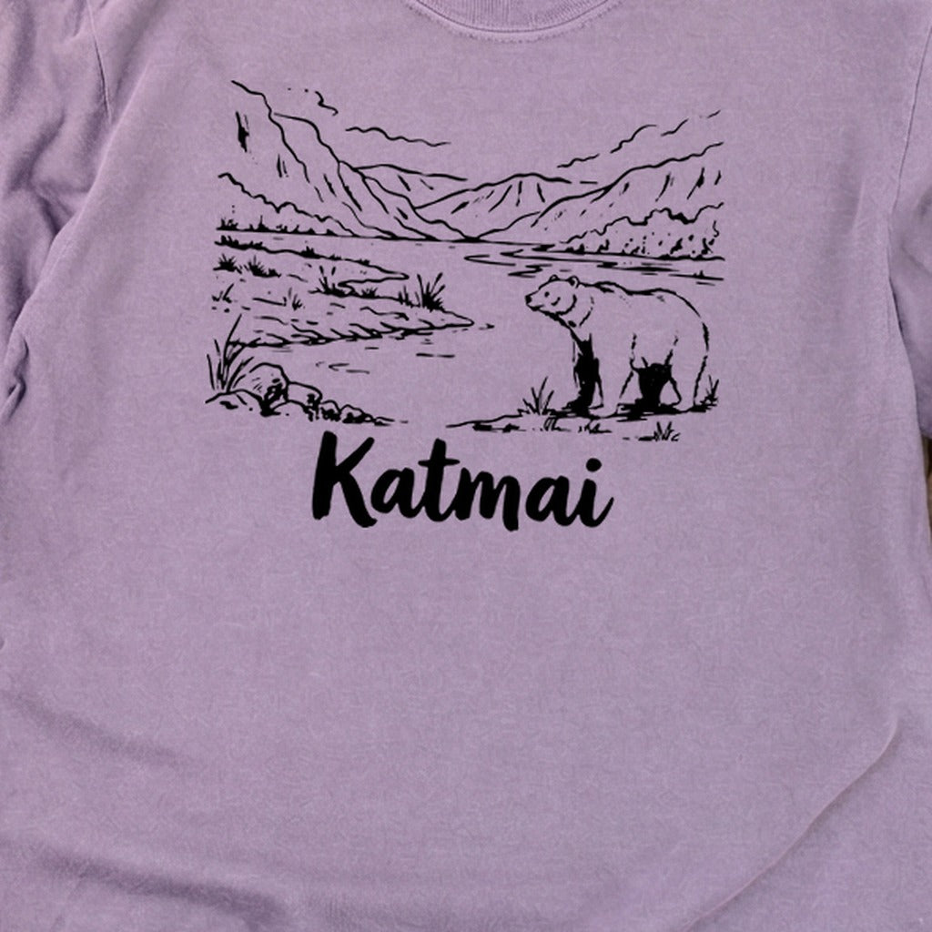 Katmai Line Drawing Premium Long Sleeve