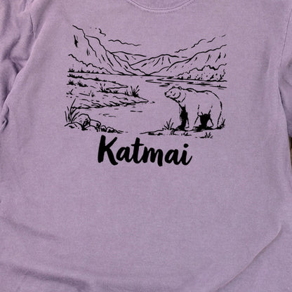 Katmai Line Drawing Premium Long Sleeve