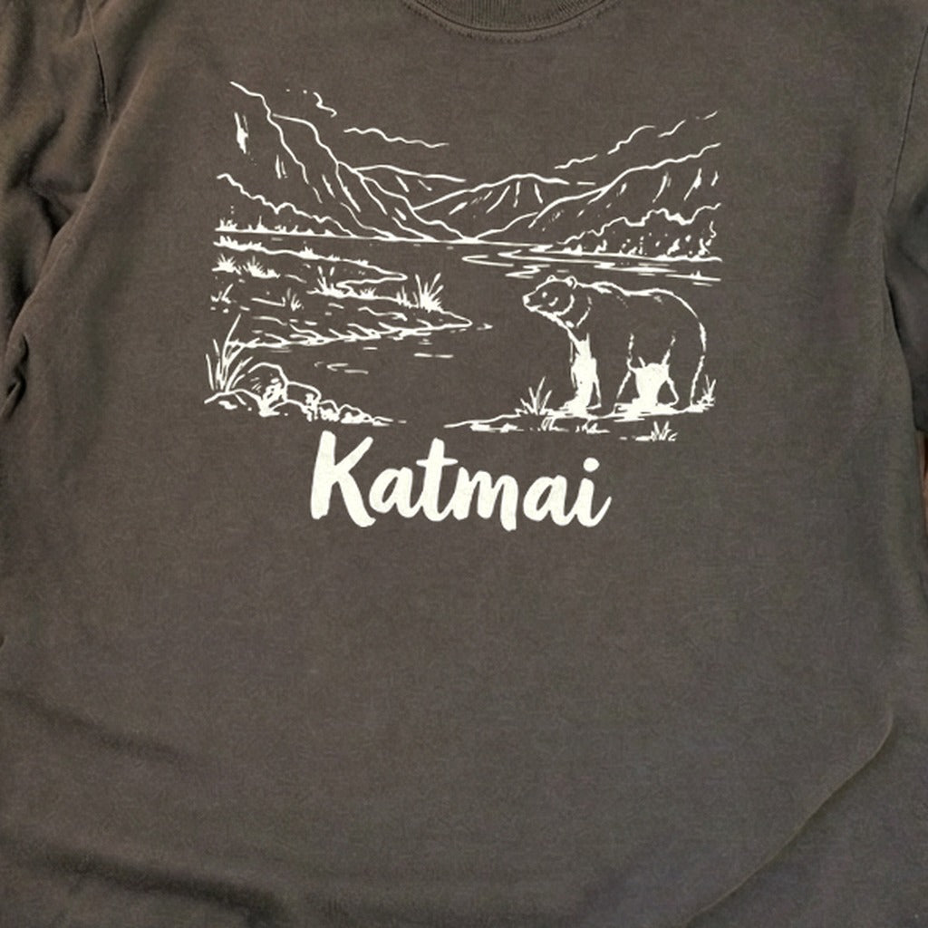 Katmai Line Drawing Premium Long Sleeve