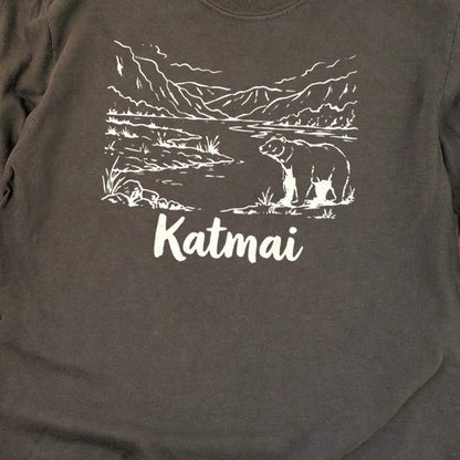Katmai Line Drawing Premium Long Sleeve