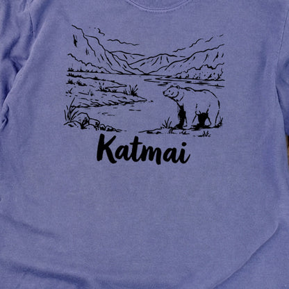 Katmai Line Drawing Premium Long Sleeve
