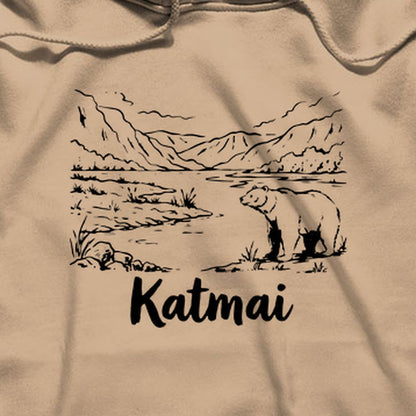 Katmai Line Drawing Hoodie
