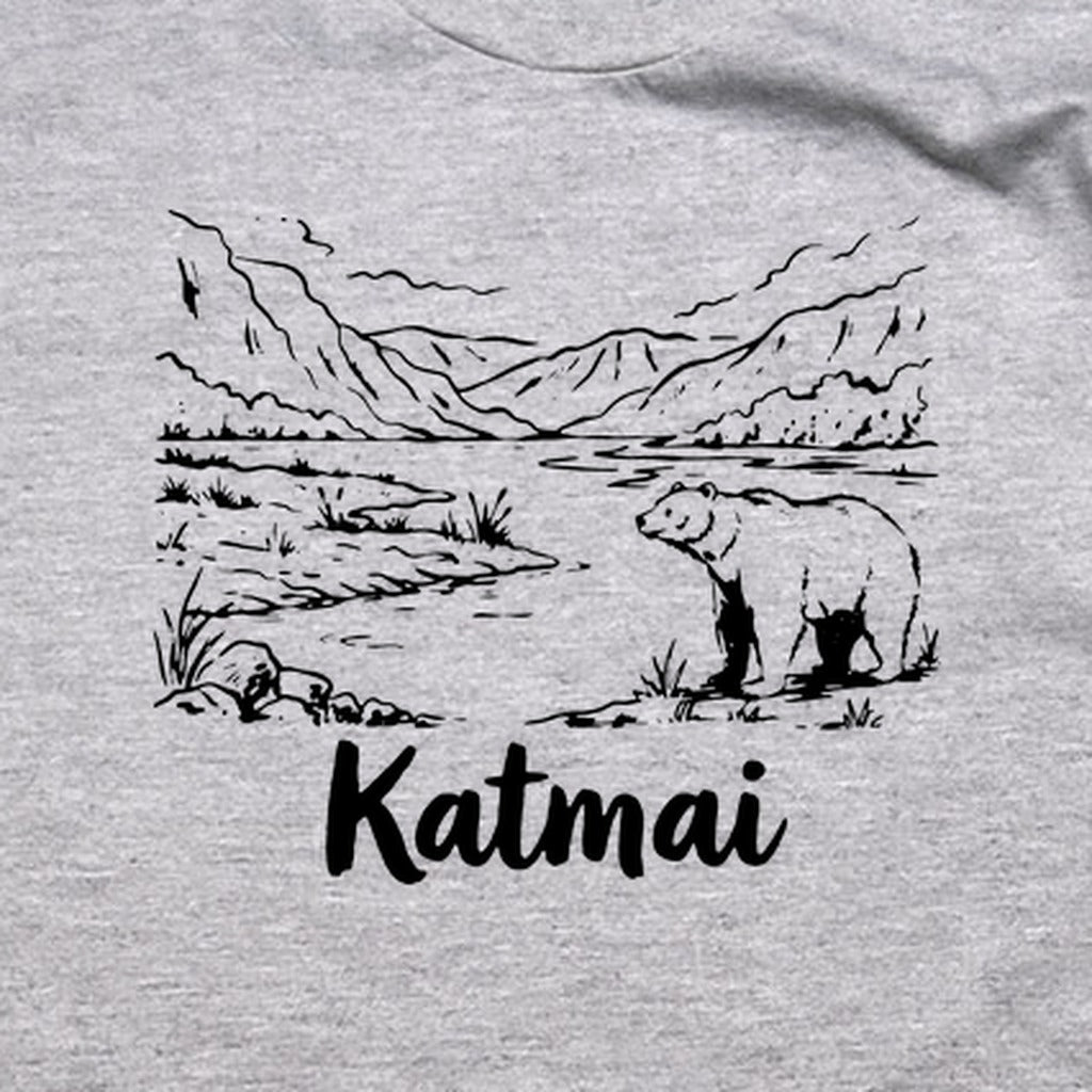 Katmai Line Drawing T-Shirt