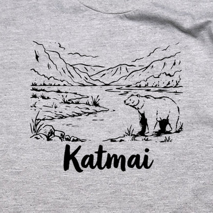Katmai Line Drawing T-Shirt