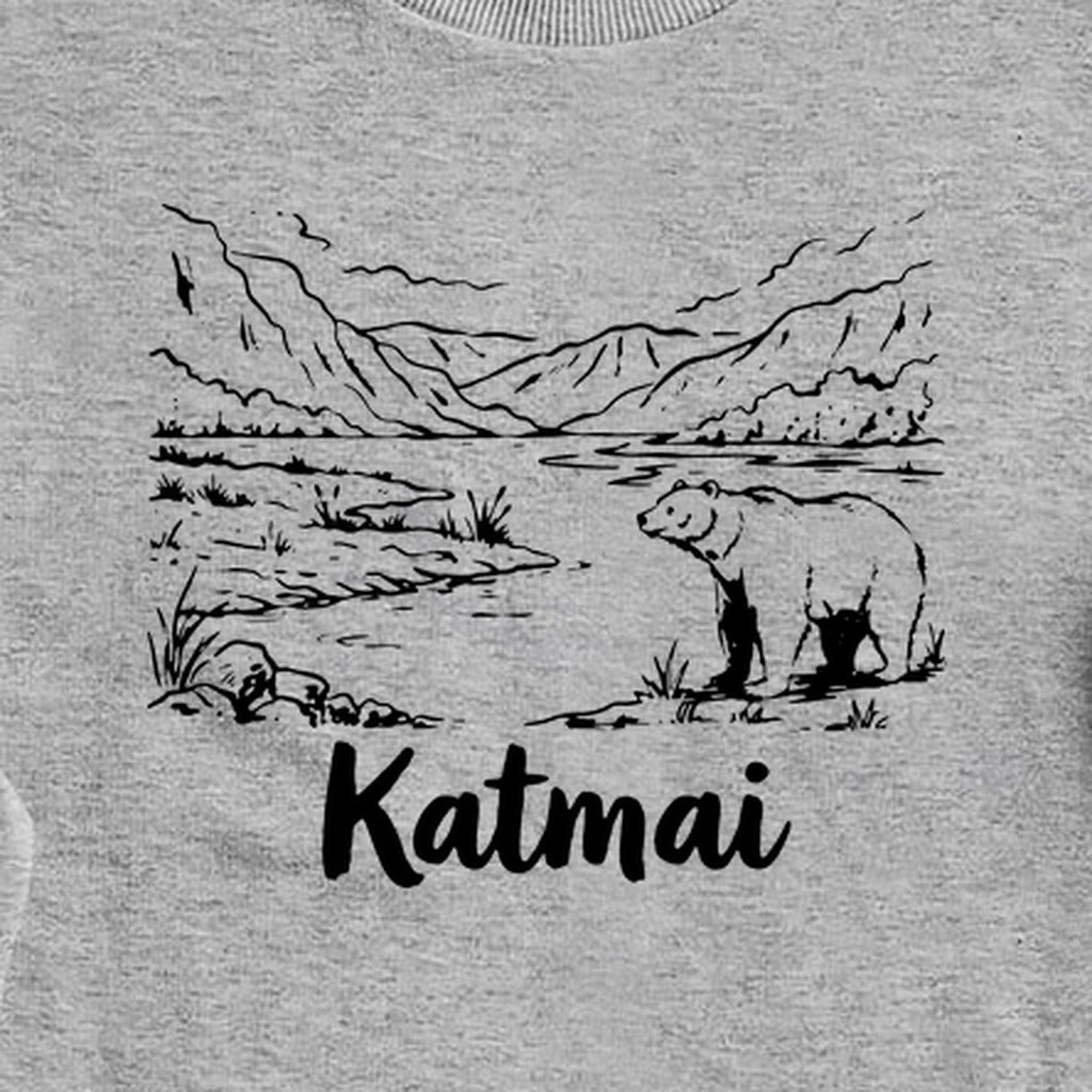 Katmai Line Drawing Crewneck Sweatshirt