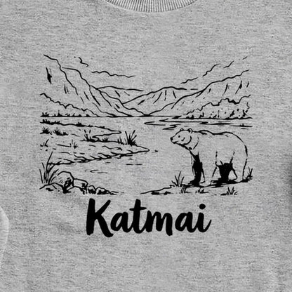 Katmai Line Drawing Crewneck Sweatshirt