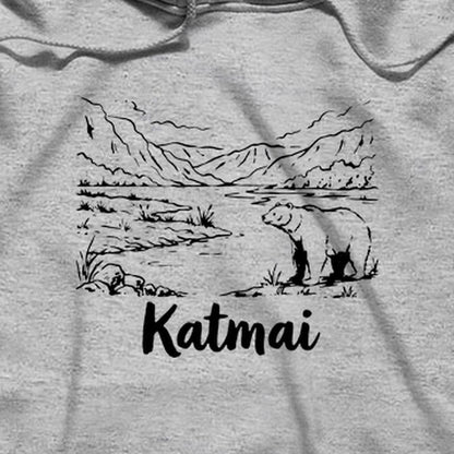 Katmai Line Drawing Hoodie