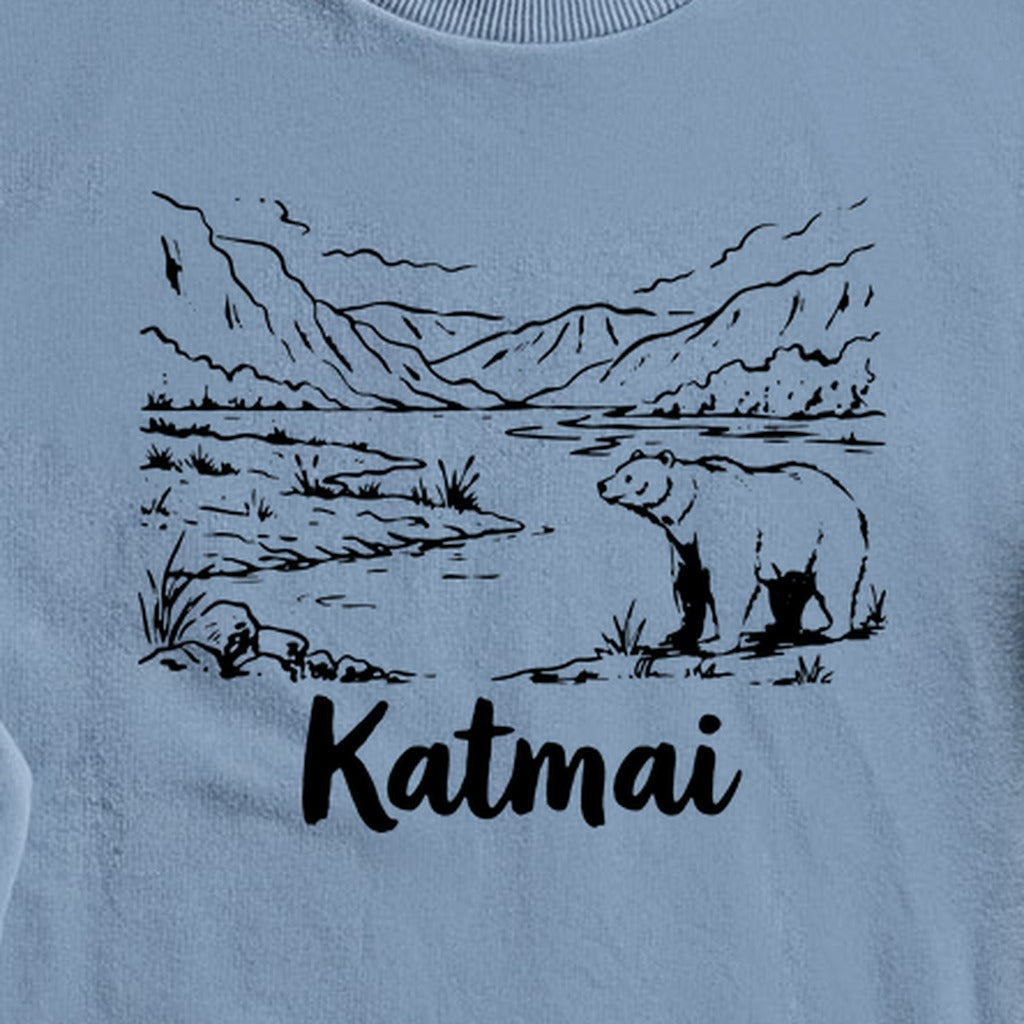 Katmai Line Drawing Crewneck Sweatshirt