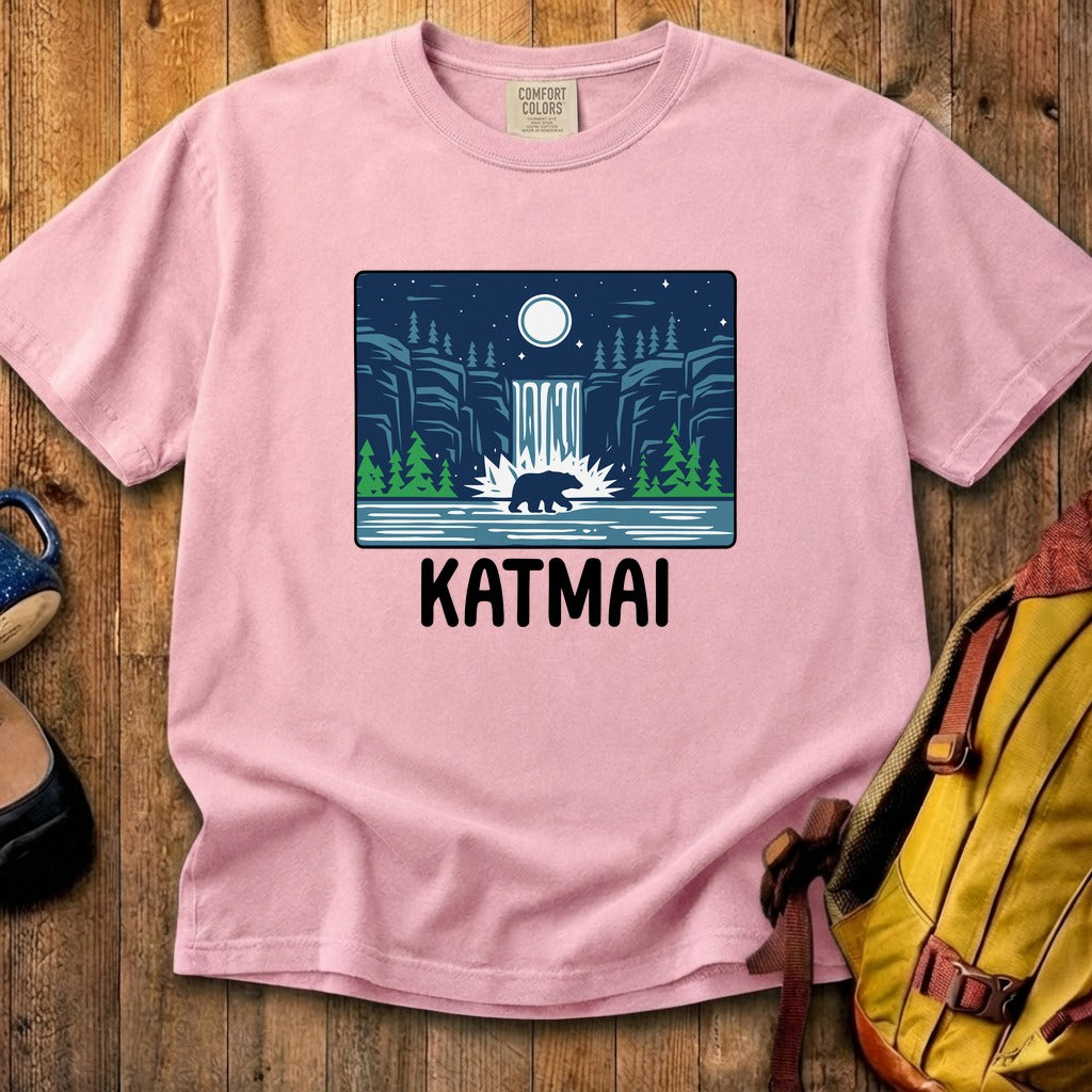 Katmai at Night Cotton T-Shirt