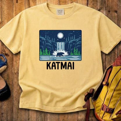 Katmai at Night Cotton T-Shirt