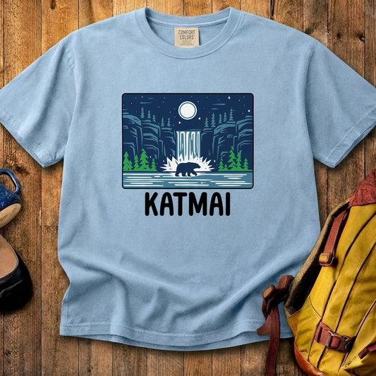 Katmai at Night Cotton T-Shirt