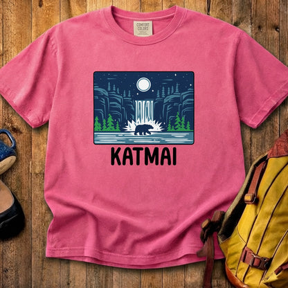 Katmai at Night Cotton T-Shirt