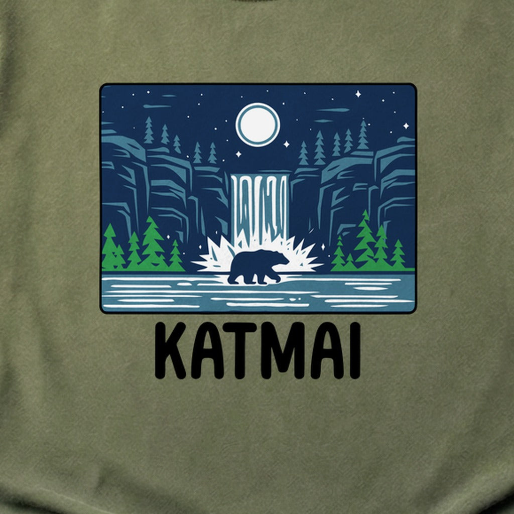 Katmai at Night Cotton T-Shirt
