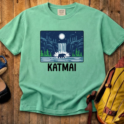 Katmai at Night Cotton T-Shirt