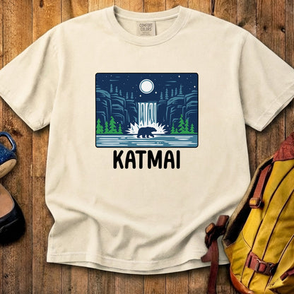 Katmai at Night Cotton T-Shirt