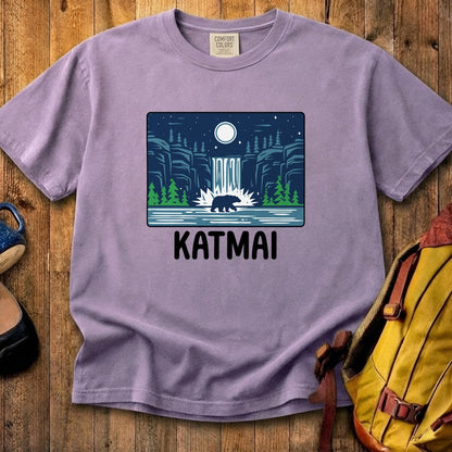 Katmai at Night Cotton T-Shirt
