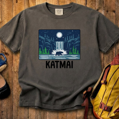 Katmai at Night Cotton T-Shirt