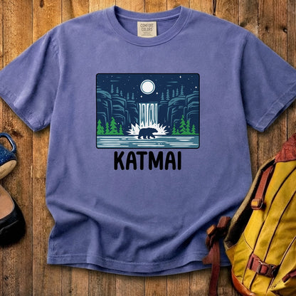 Katmai at Night Cotton T-Shirt